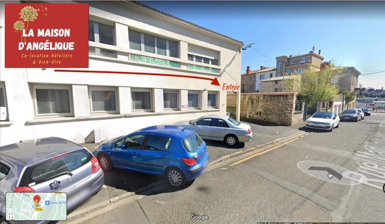 La Maison D'Angelique - Colocation Hoteliere A 150M Gare Tgv- Grande Cuisine Equipee & Salon - Fibre - Netflix Niort Buitenkant foto